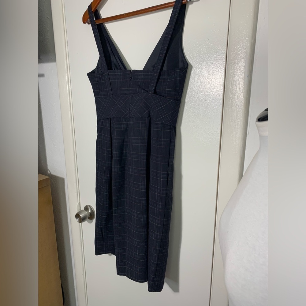 Moulinette Soeurs Scotland Yard black multi color tartan sleeveless mini dress 4 - Picture 8 of 10